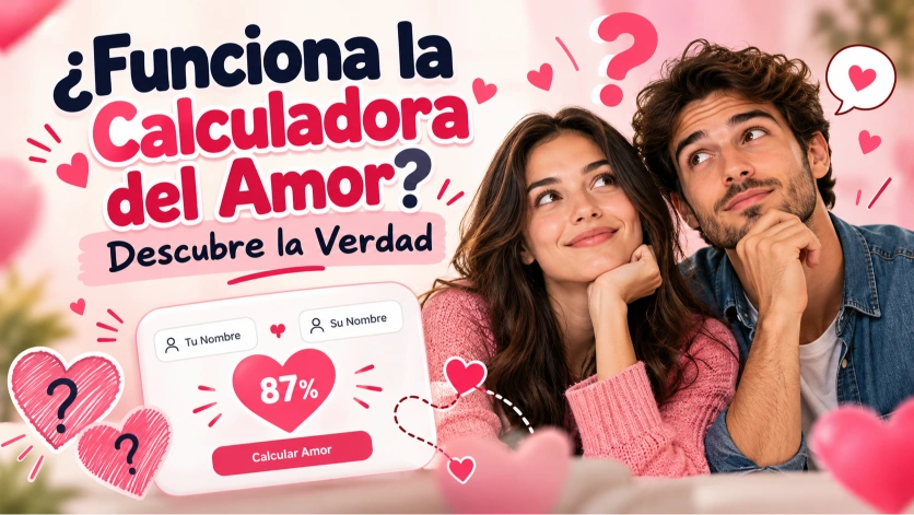 ¿Funciona la calculadora del amor? Descubre cómo interpretar el porcentaje de compatibilidad